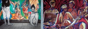 Asian painter and sculptor Dina Chhan mixes paint with photography