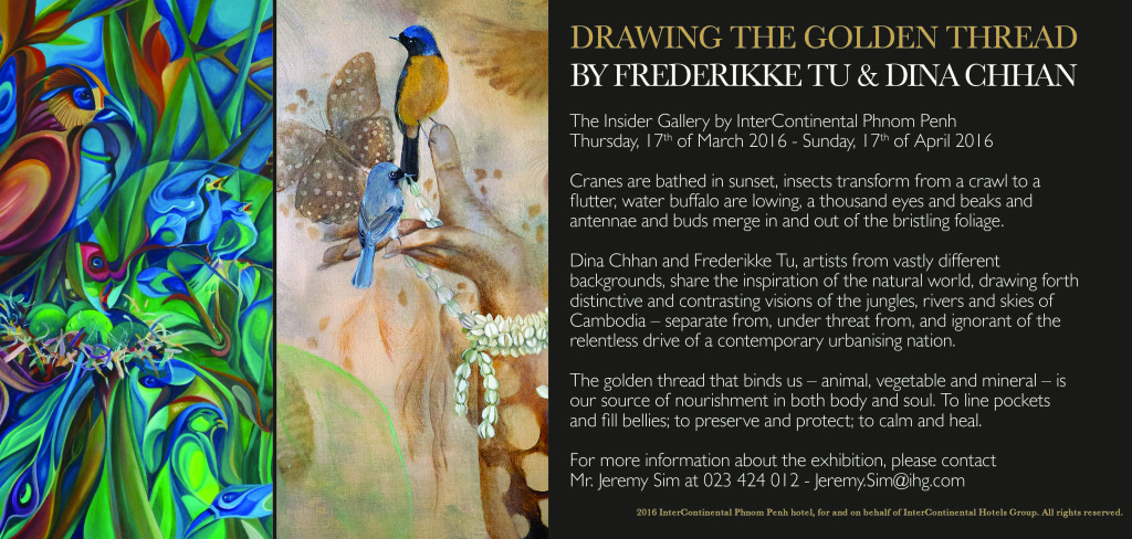 Dina Chhan Frederikke Tu Exhibition at Intercon Hotel Phnom Penh Cambodia